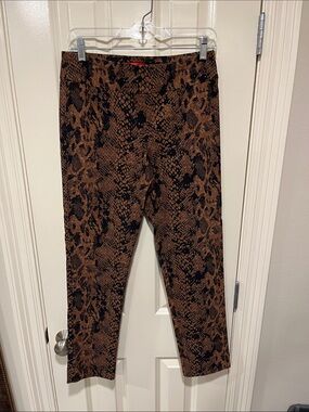 Krazy Larry Brown & Black Snake Print Pants